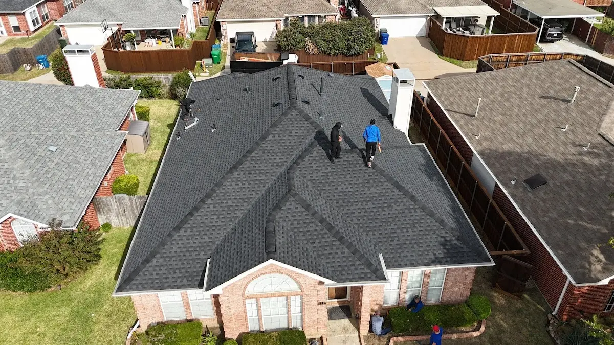 Commercial Roofing work in progress on a Winton property